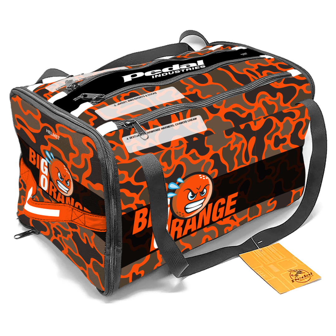 BIG ORANGE 2026 RaceDay CYCLING Gear BAG™ – PEDAL Industries