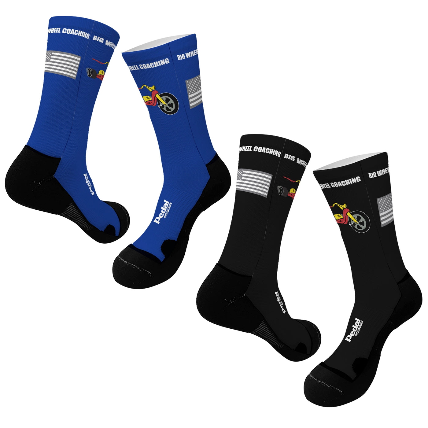 BIG WHEEL COACHING 2024 SUBLIMATED SOCK