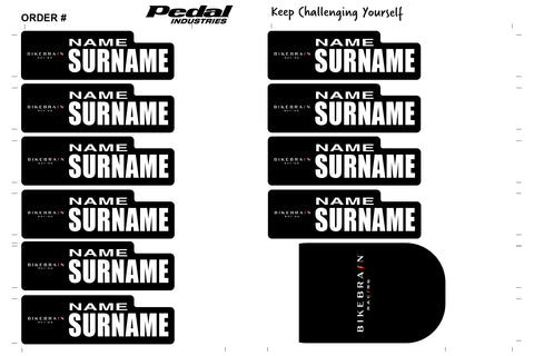 Bike Brain 2024 ID Sticker Bikes & Gear