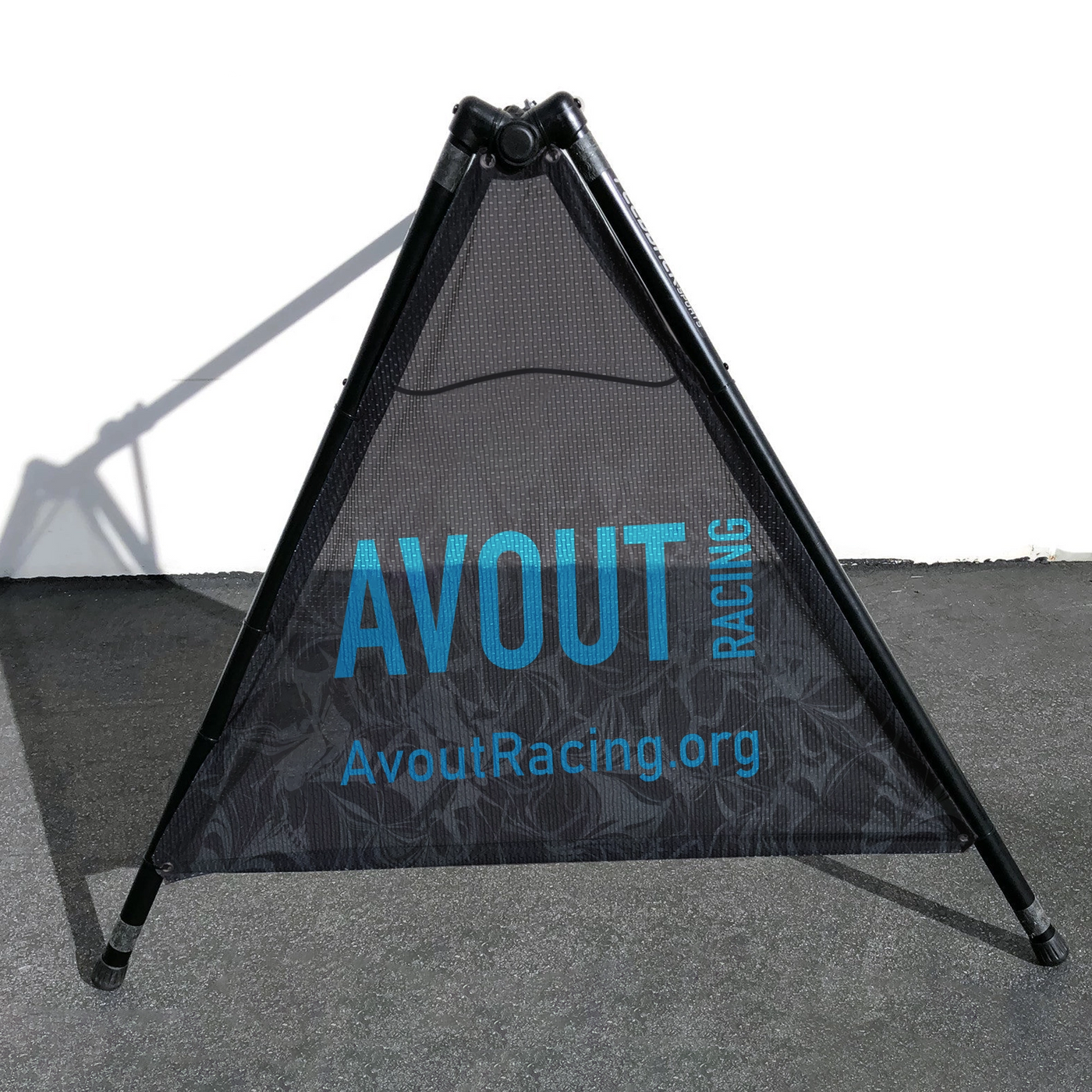 AVOUT RACING 2024 Bike Rack Banners (Set of 2 Mesh Banners)