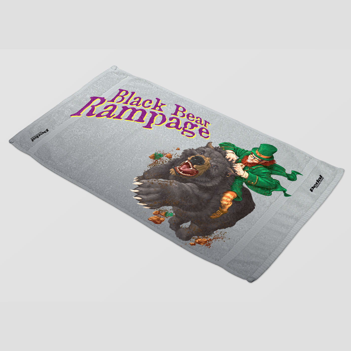 Black Bear Rampage 2024 Plush Towel 35" 60"