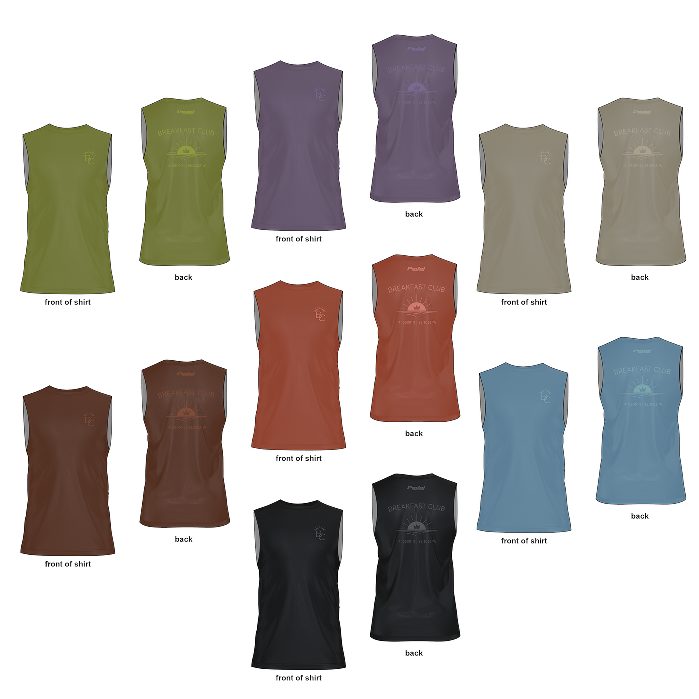 Breakfast Club 2026 Base Layer (7 Color Variants) – PEDAL Industries