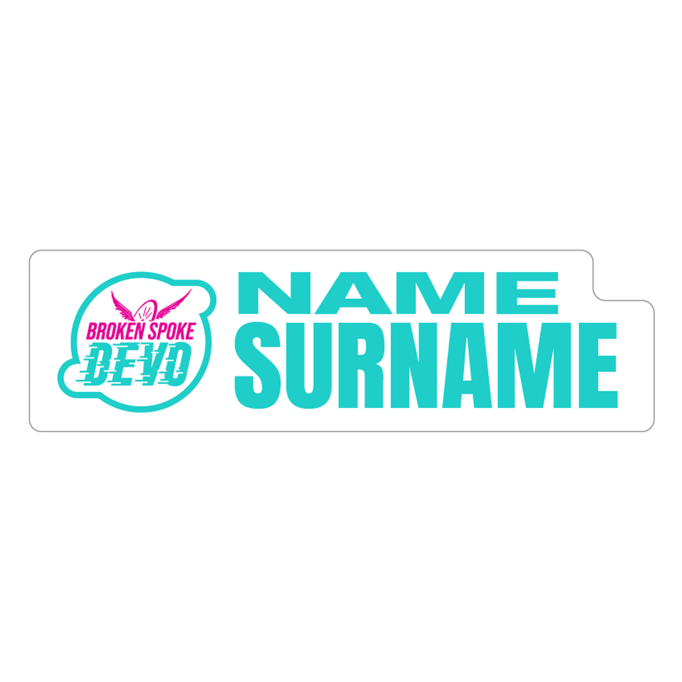 Broken Spoke Devo 2026 Bulk Sticker Bulk Sticker Clear Background ...