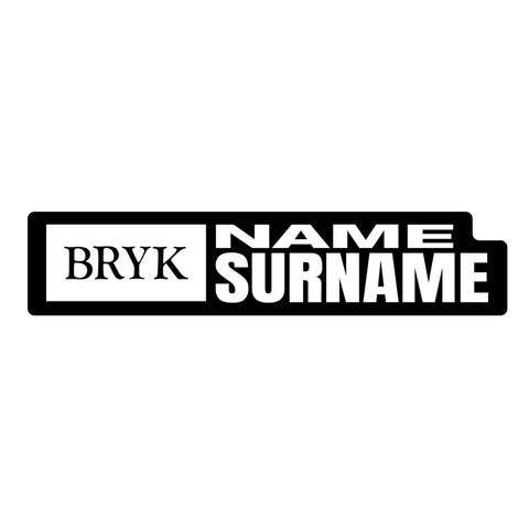 Bryk Law Firm 2026 ID Sticker Bikes & Gear