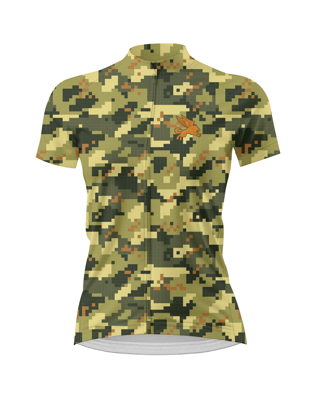 Jungle CAMO WOMEN'S PRO JERSEY ISD - flat product view, front pdp-last