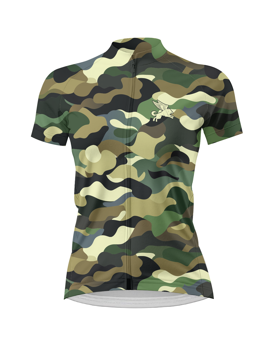 Swamp CAMO WOMEN'S PRO JERSEY ISD - flat product view, front pdp-last