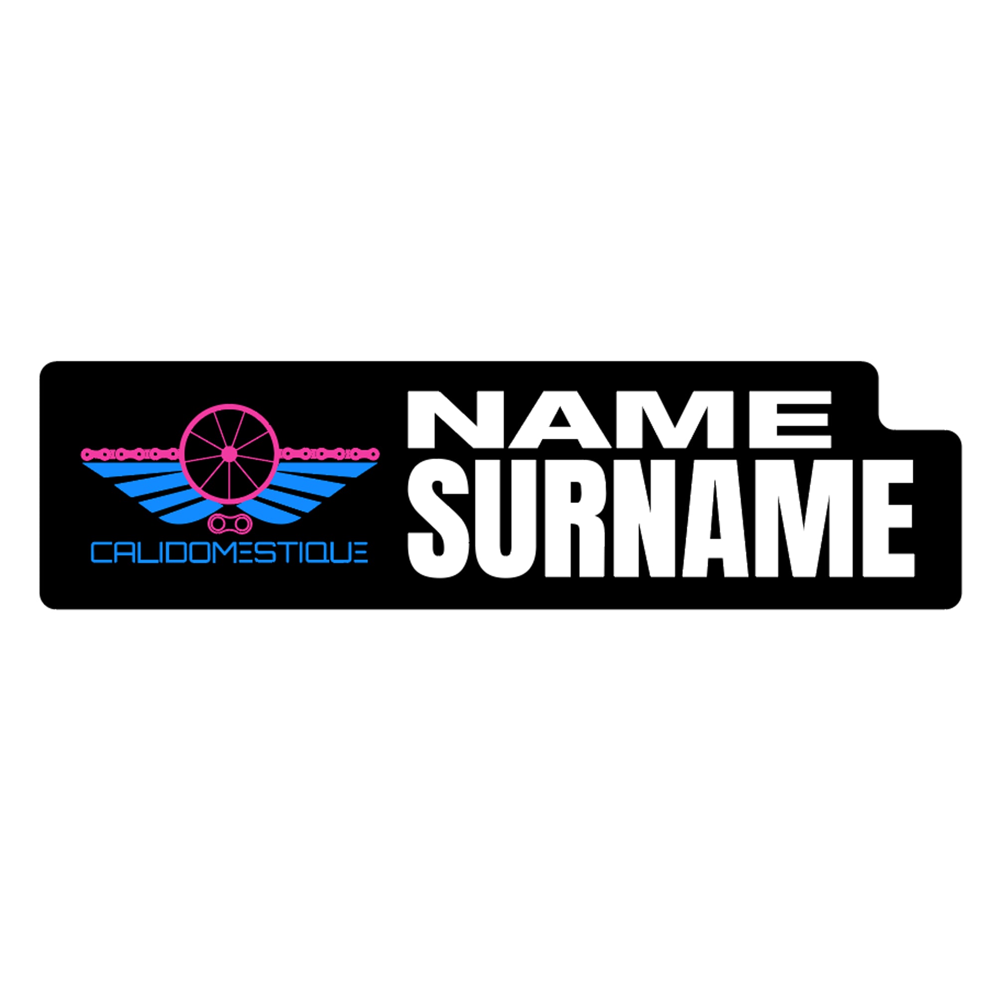 CaliDOMESTIQUE 2026 ID Sticker Bikes & Gear