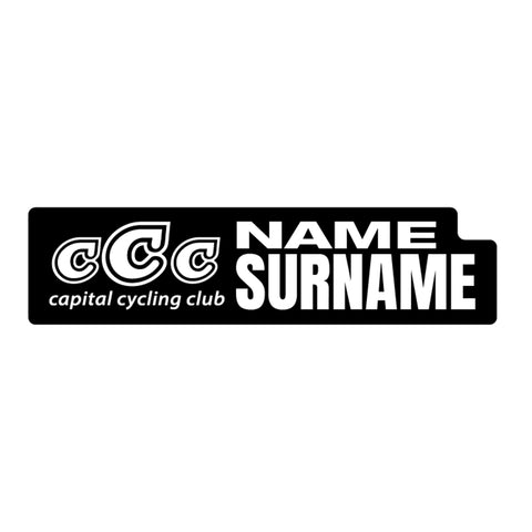 Capital Cycling Club 2026 ID Sticker Bikes & Gear