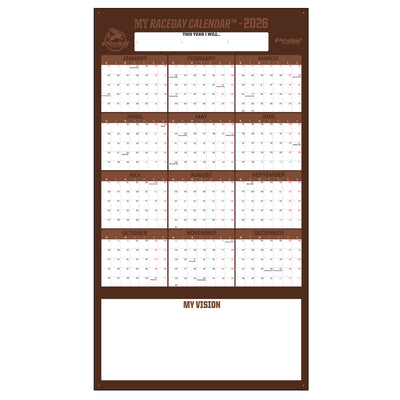 Chroma 2026 GIANT MY RACEDAY CALENDAR ISD (7 Color Variants)