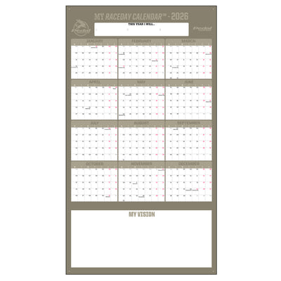 Chroma 2026 GIANT MY RACEDAY CALENDAR ISD (7 Color Variants)