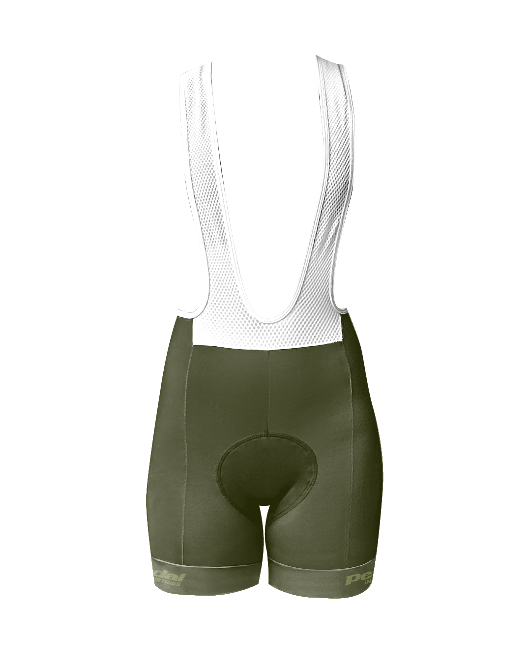 Olive Chroma WOMEN'S PRO BIB ISD - flat product view pdp-last
