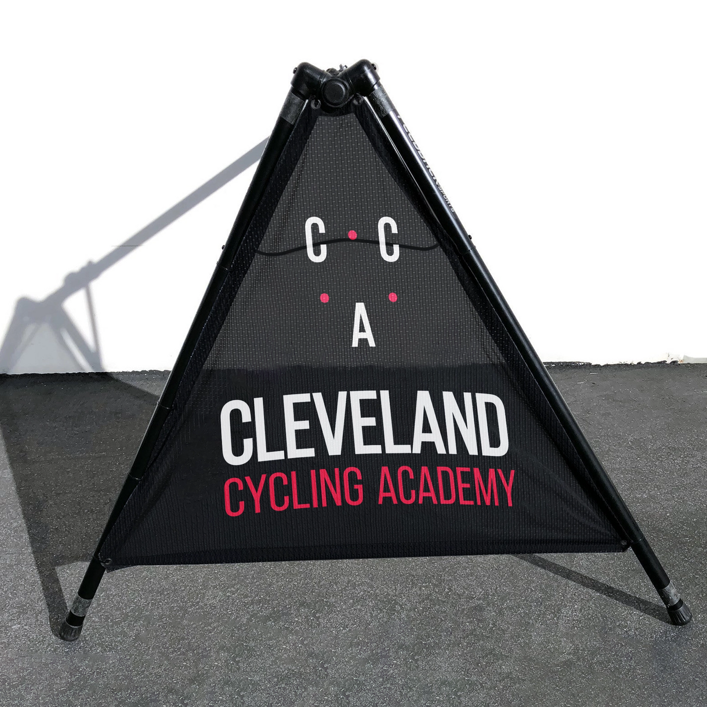 Cleveland Cycling Academy 2023 Bike Rack Banners (Set of 2 Mesh Banners)