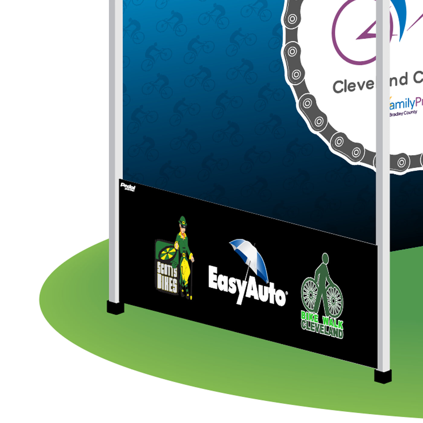 Cleveland Circuit Ride 2025 Side Wall (set of 2 Side Walls)