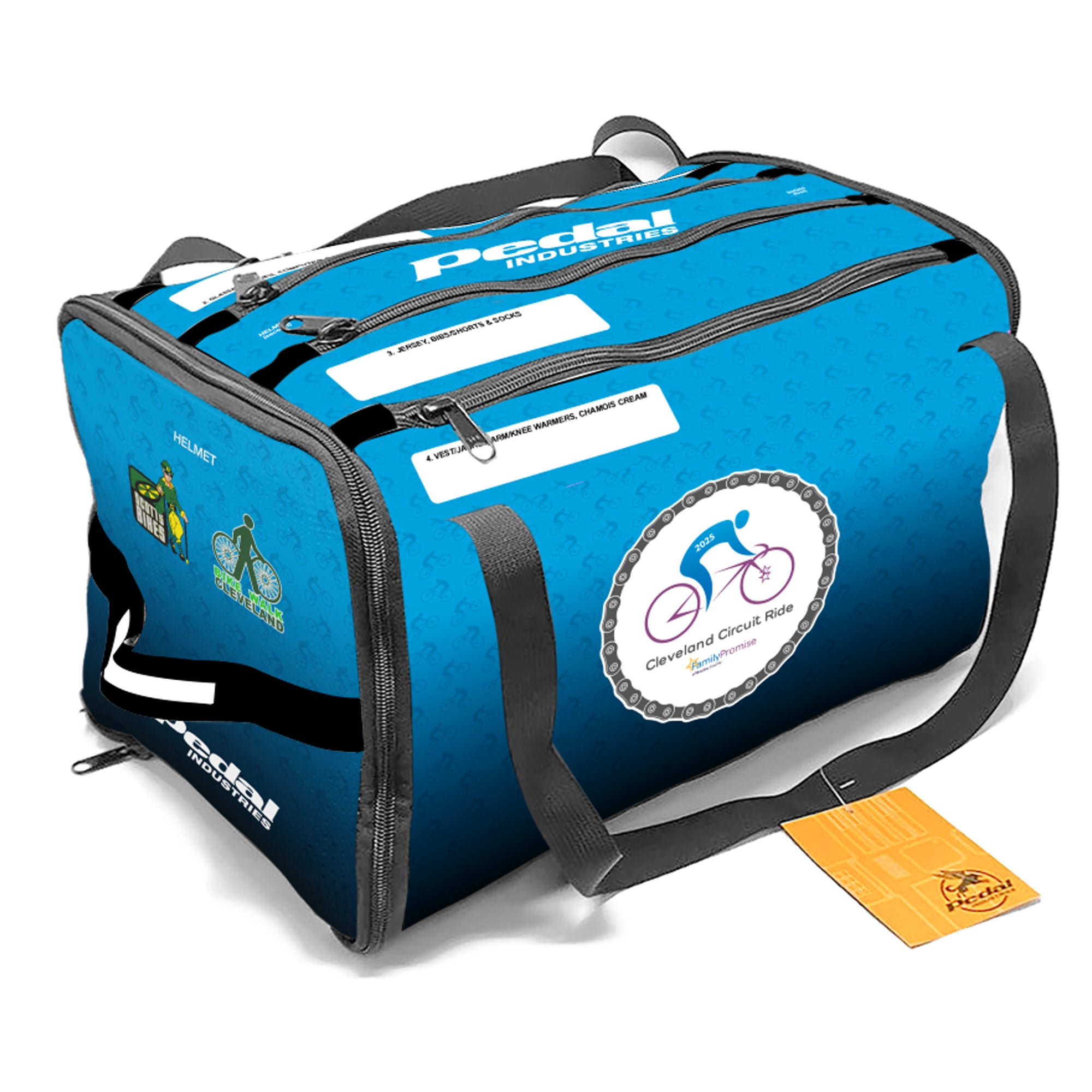 Cleveland Circuit Ride 2025 CYCLING RACEDAY BAG™ – PEDAL Industries