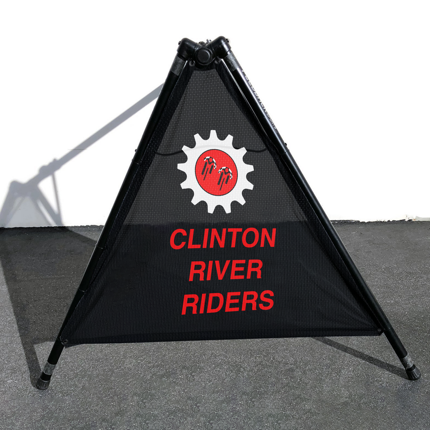 Clinton River Riders Bike Rack Banners (Set of 2 Mesh Banners)