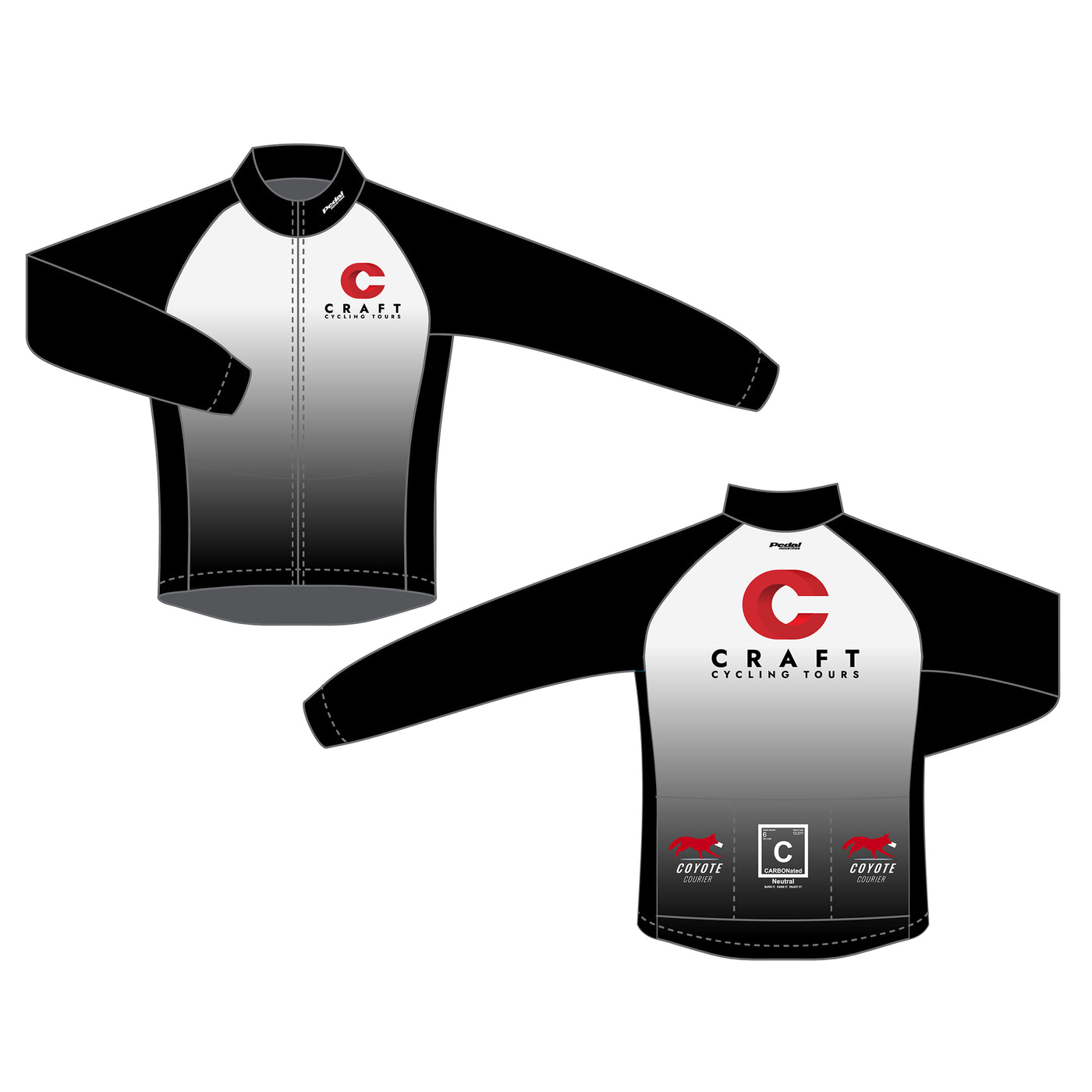 Craft Cycling Tours 2023 CLASSIC JERSEY Long Sleeve - Fleece lined