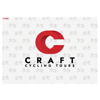 Craft Cycling Tours 2023 Back Wall 10 x 10