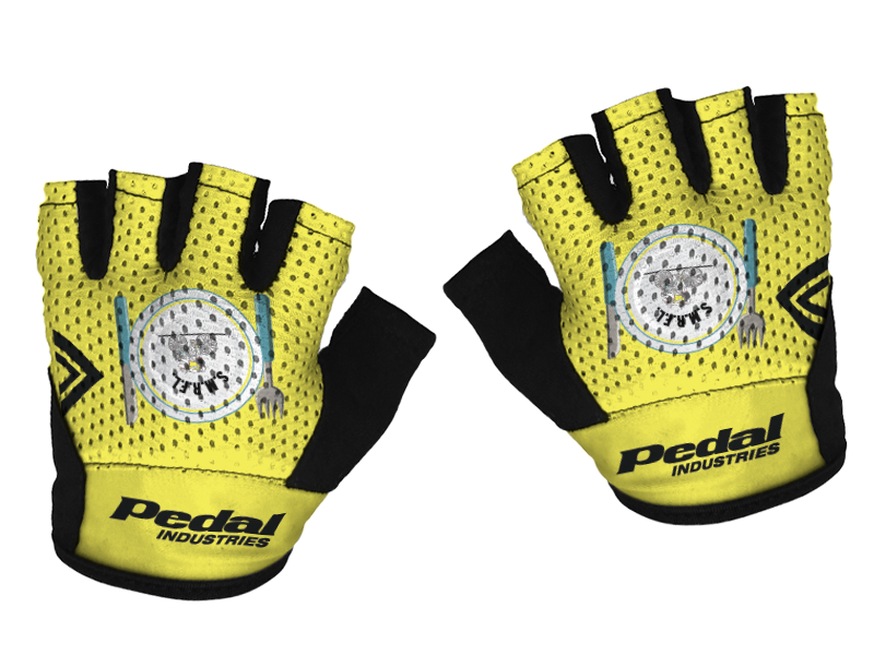 Cycling Goat Ranch 2025 SUPERLIGHT RaceDay Gloves YELLOW