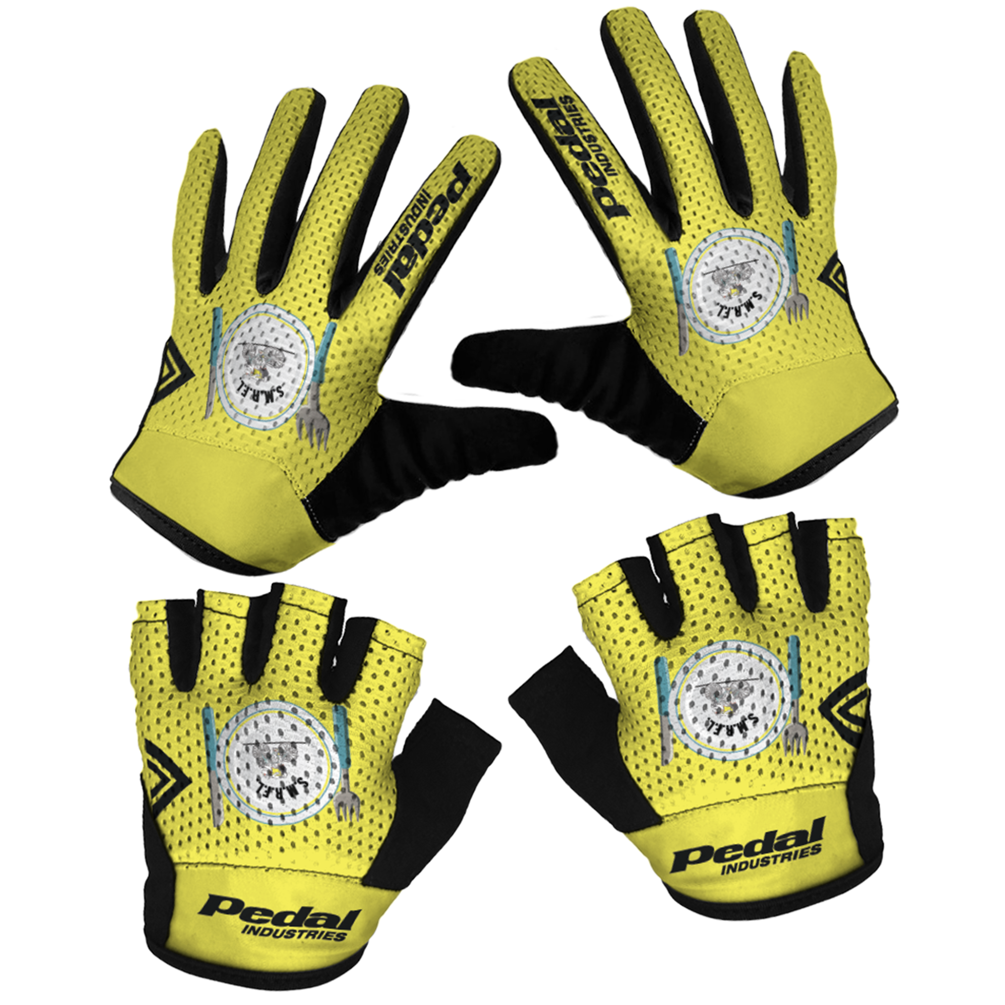 Cycling Goat Ranch 2025 SUPERLIGHT RaceDay Gloves YELLOW