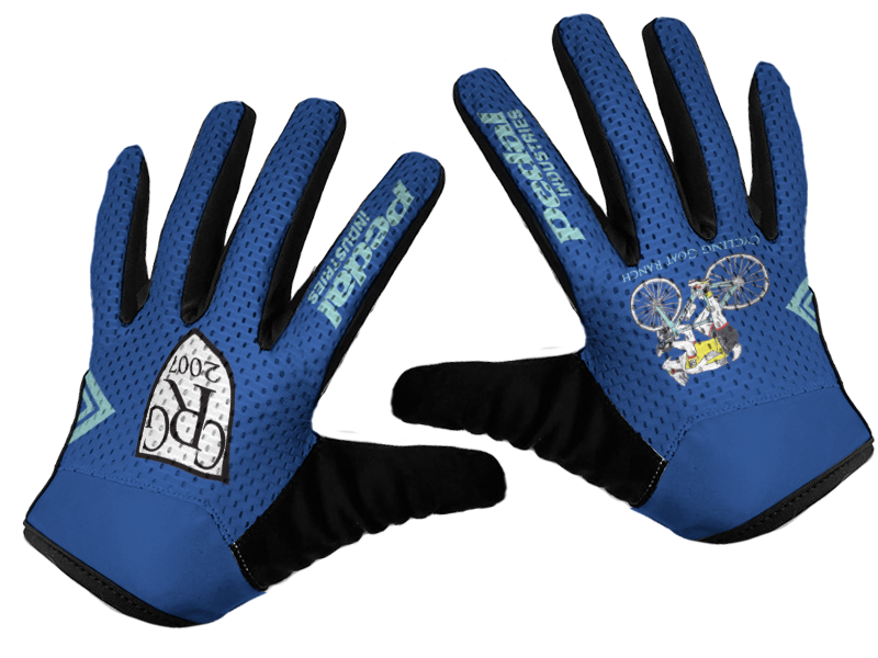 Cycling Goat Ranch 2025 SUPERLIGHT RaceDay Gloves BLUE