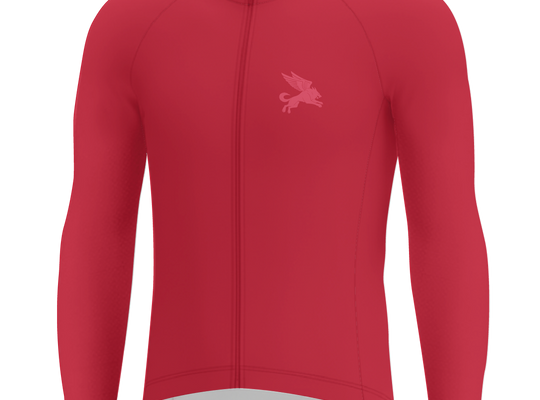 Crimson Red Cypress Spirits MEN'S Long Sleeve PRO JERSEY ISD