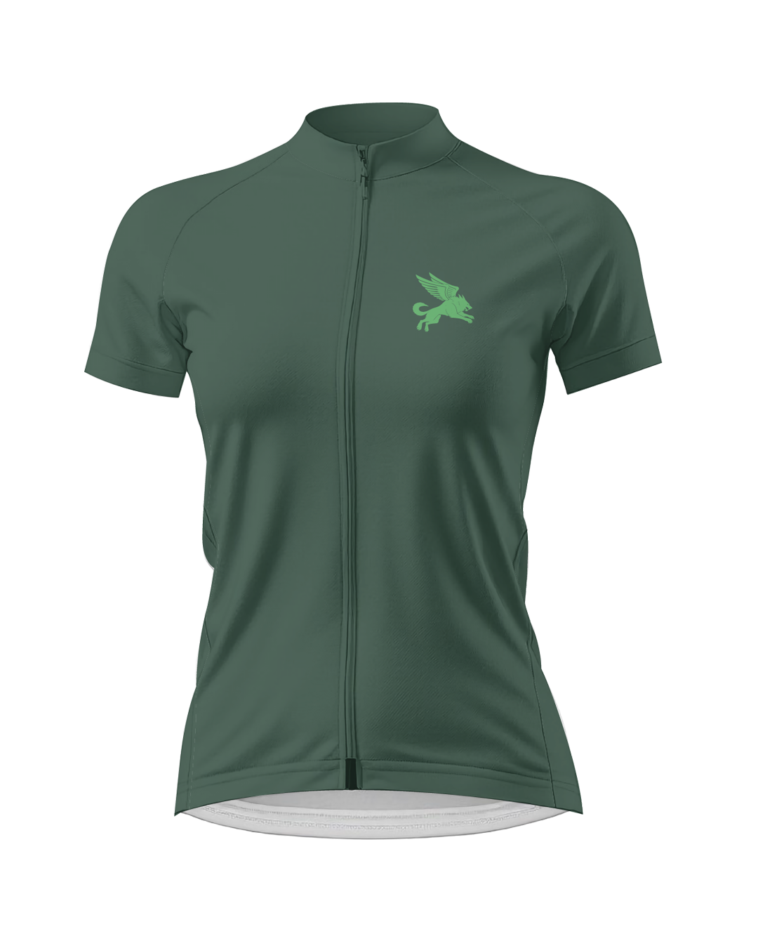 Primal Green Cypress Spirits WOMEN'S PRO JERSEY ISD - flat product view, front pdp-last