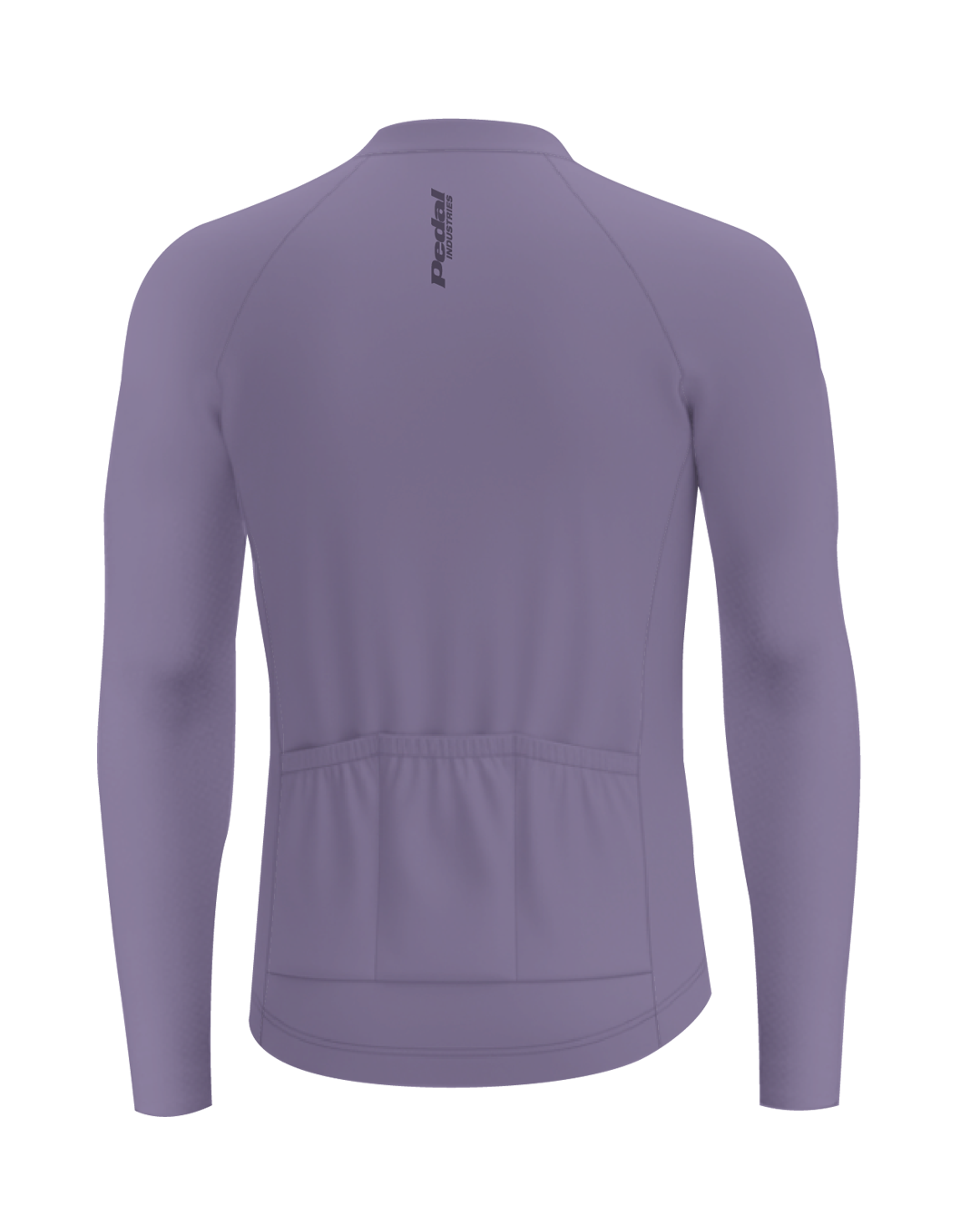 Dusted Grape Cypress Spirits MEN'S Long Sleeve PRO JERSEY ISD - flat product view, back pdp-last