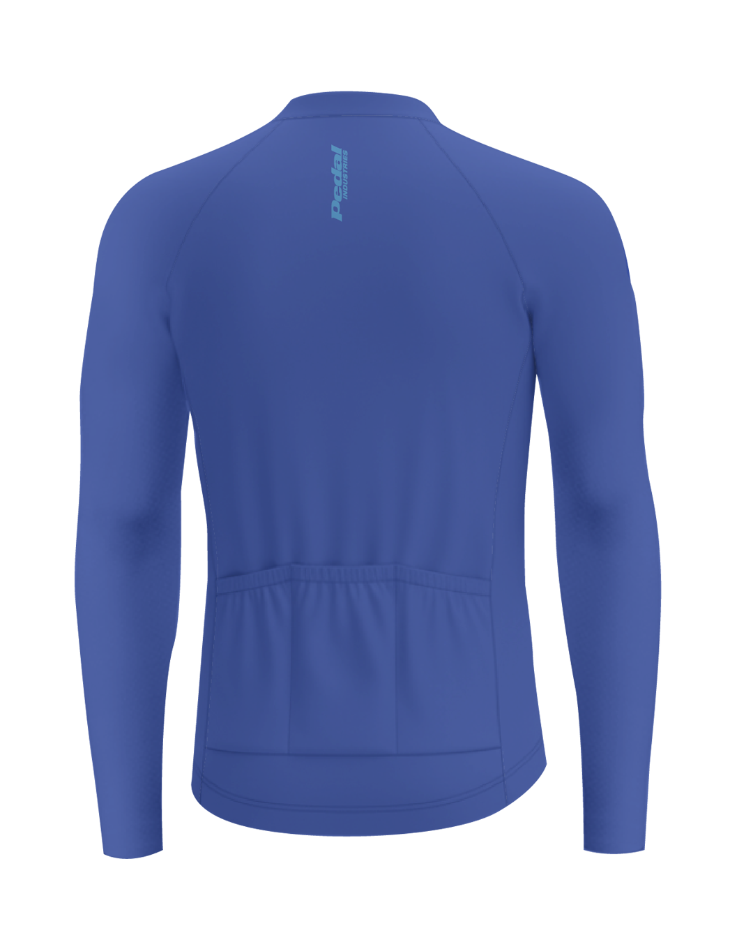 Electric Indigo Cypress Spirits MEN'S Long Sleeve PRO JERSEY ISD - flat product view, back pdp-last