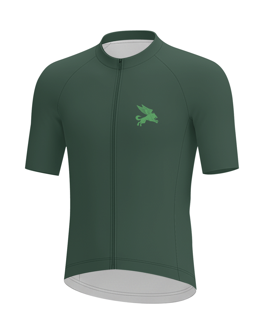 Primal Green Cypress Spirits MEN'S PRO JERSEY ISD - flat product view, front pdp-last