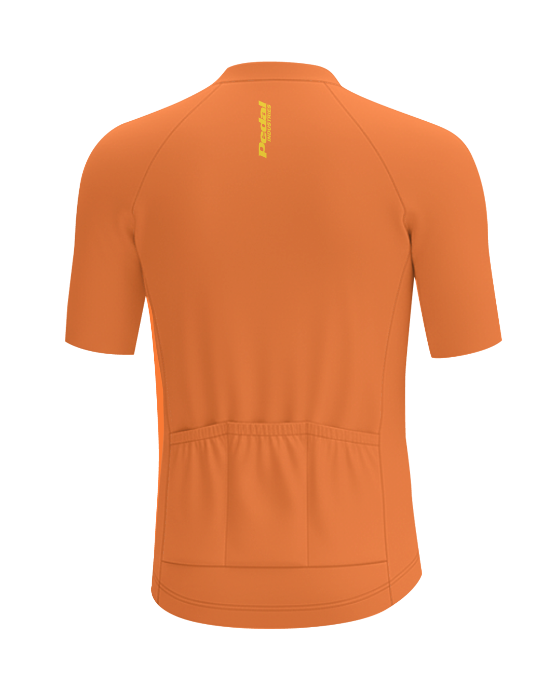 Solar Orange Cypress Spirits MEN'S PRO JERSEY ISD - flat product view, back pdp-last