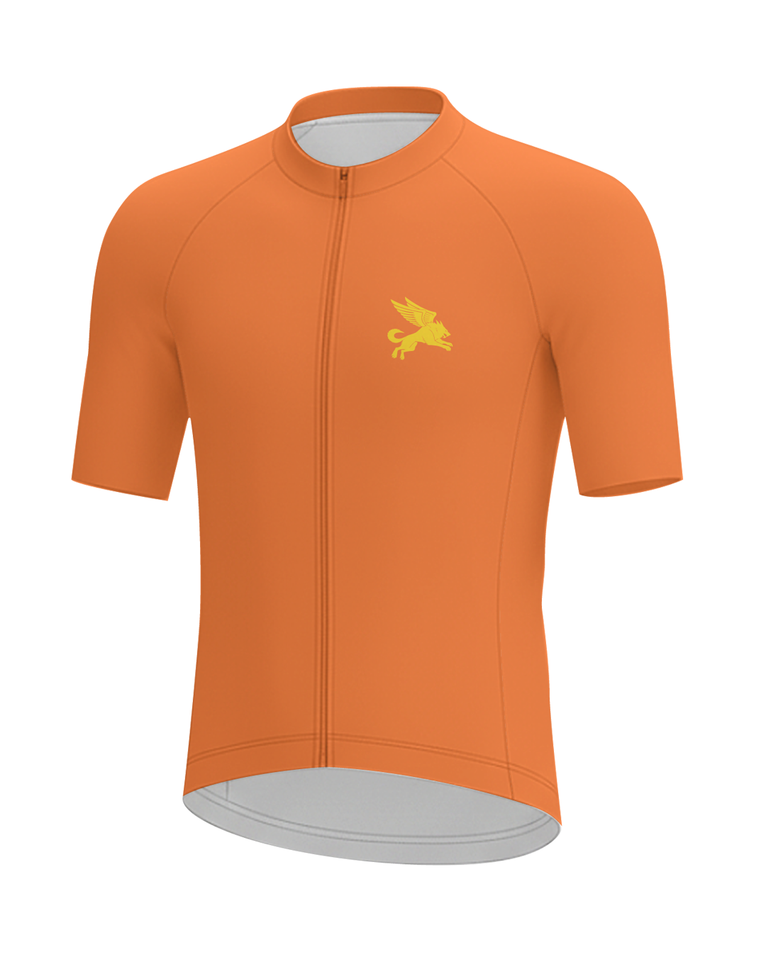 Solar Orange Cypress Spirits MEN'S PRO JERSEY ISD - flat product view, front pdp-last