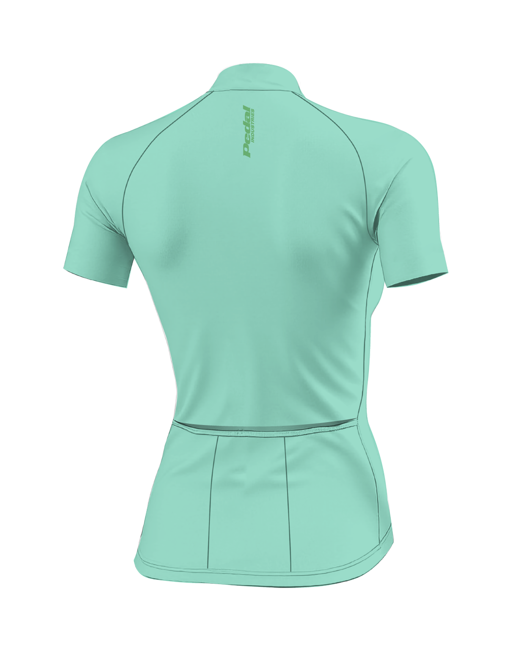 Jelly Mint Cypress Spirits WOMEN'S PRO JERSEY ISD - flat product view, back pdp-last