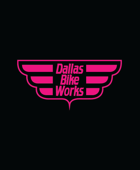 Dallas Bike Works 2024 ID Sticker Bikes & Gear PINK-BLACK