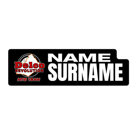 Delco Revolution MTB 2026 ID Sticker Bikes & Gear