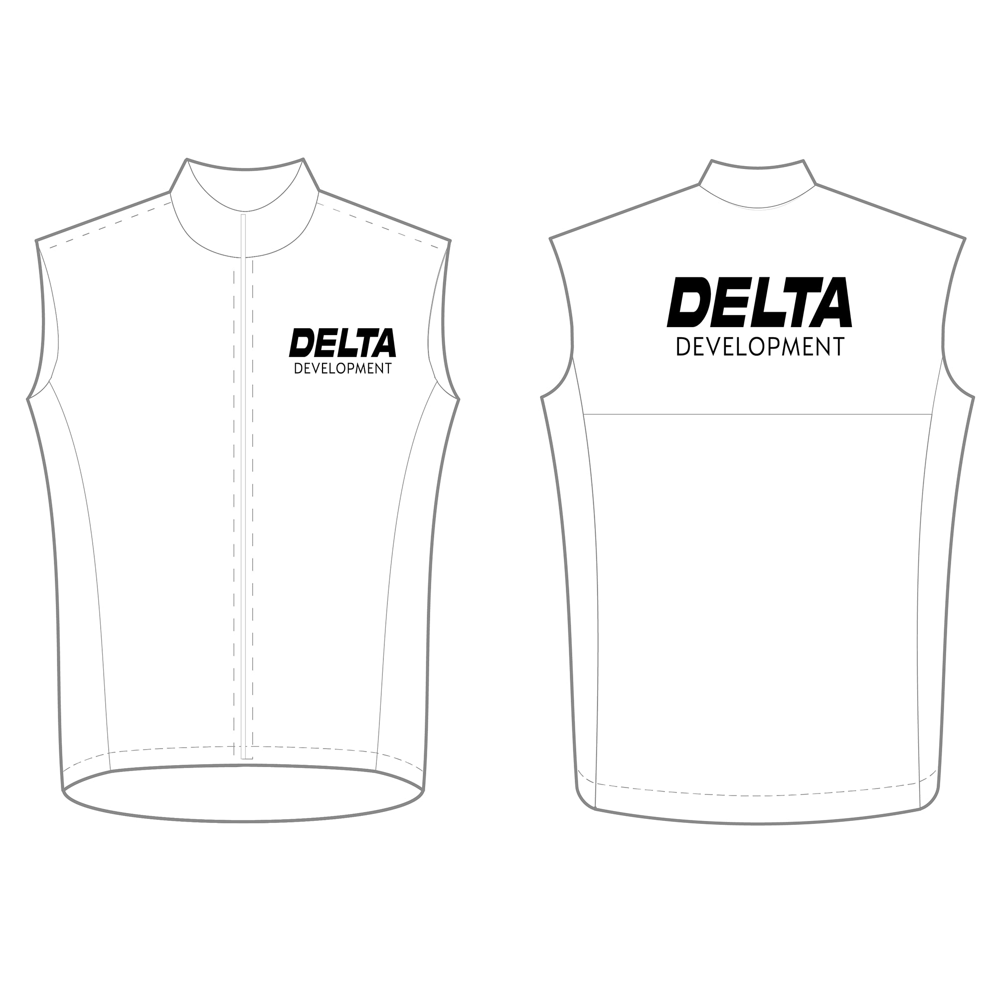 Delta Development 2024 Race VEST WHITE – PEDAL Industries