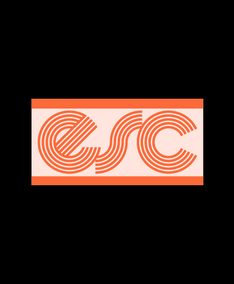 Escape Collective 2026 ID Sticker Bikes & Gear OLIVE-ORANGE