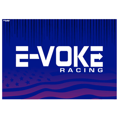 Evoke Racing 2024 Back Wall 10 x 10