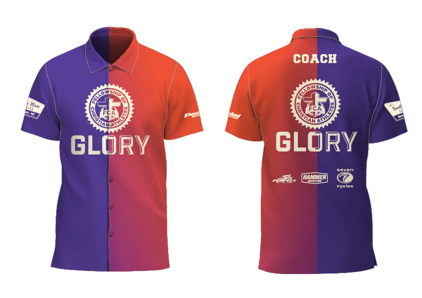 FCA Cycling SS Gravel Shirt-Casual with Snaps - COACH