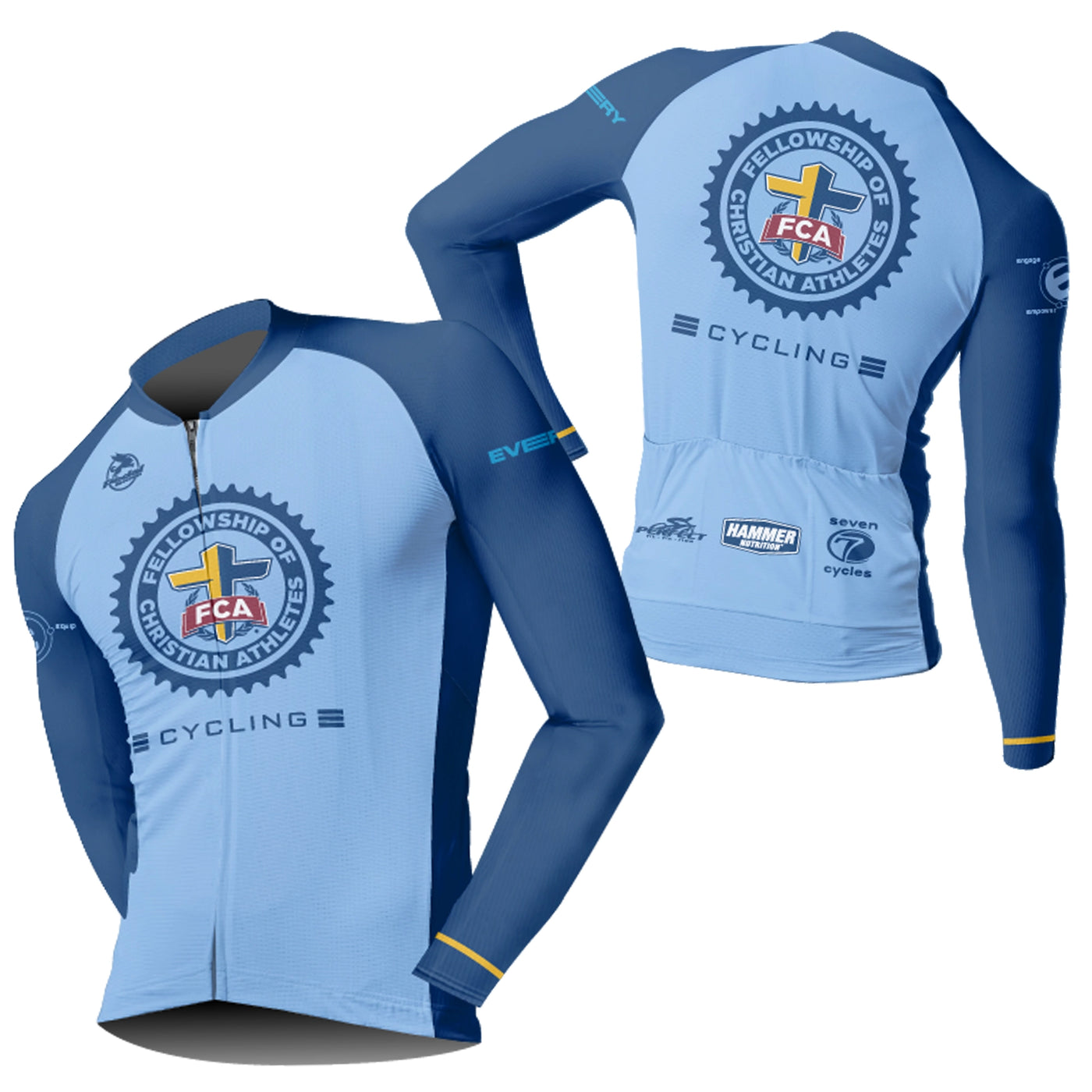 FCA Cycling 2024 Long Sleeve Fleece-lined Jersey