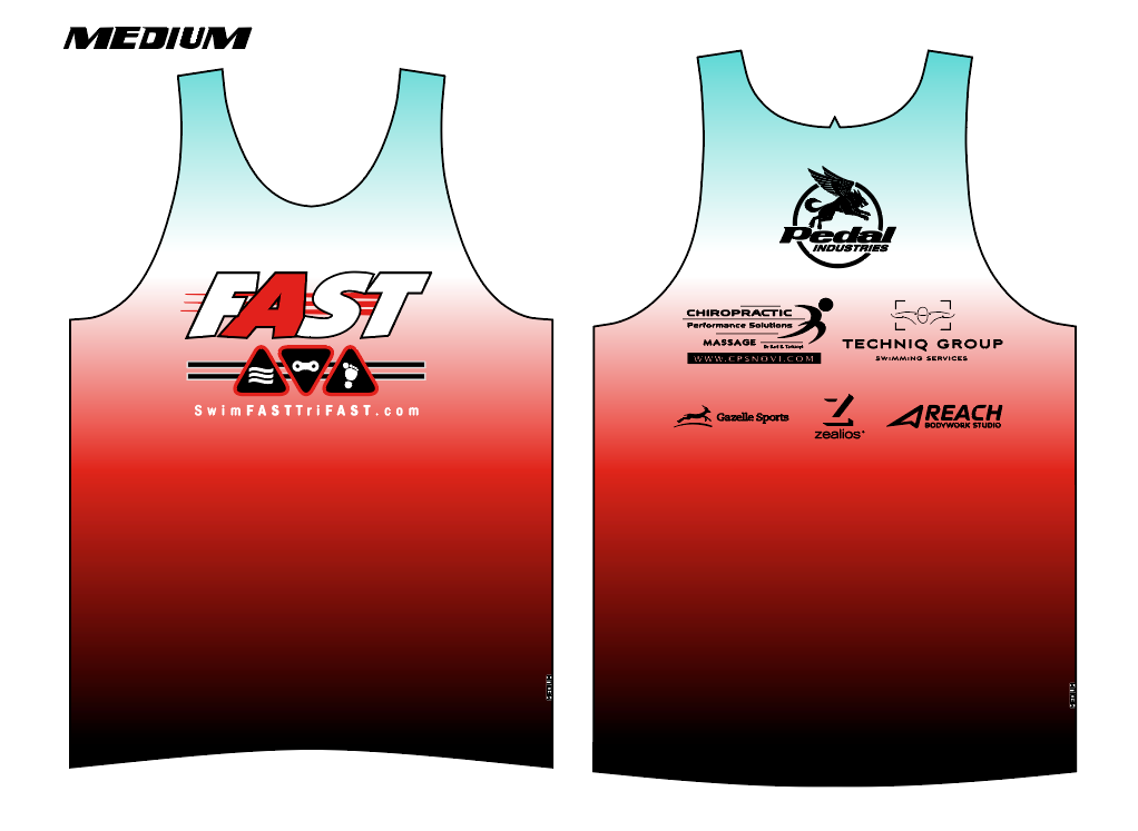 FAST Swim 2023 RUNNING Singlet