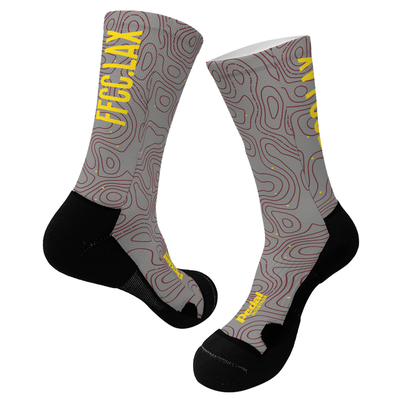 Fireflies 2024 SUBLIMATED SOCK GRAY