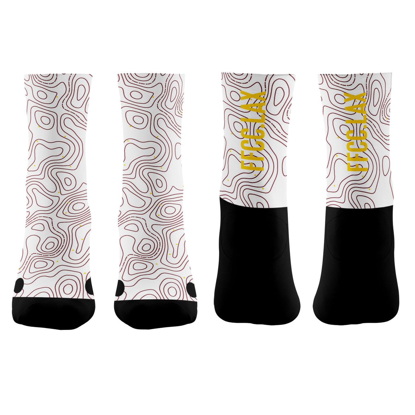 Fireflies 2024 SUBLIMATED SOCK WHITE