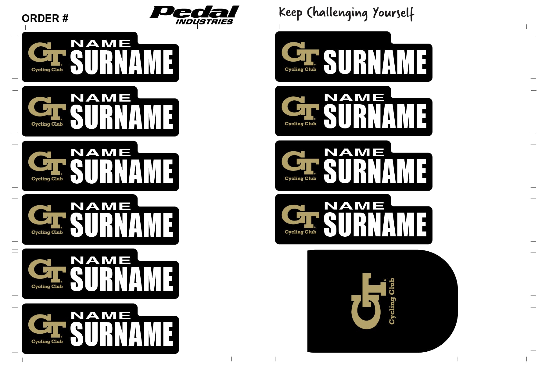 GT Cycling 2024 ID Sticker Bikes & Gear