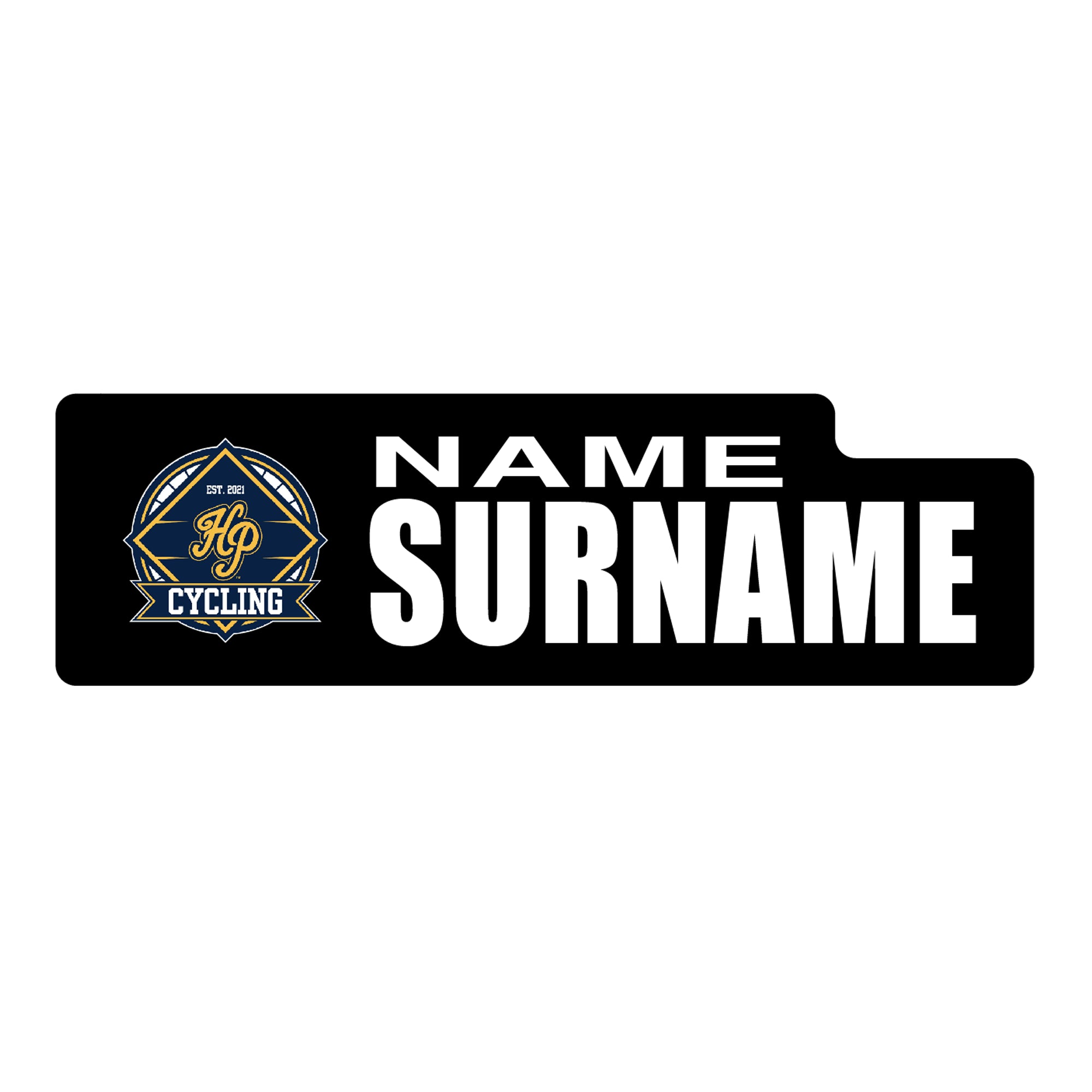 HP Scots Cycling 2025 ID Sticker Bikes & Gear