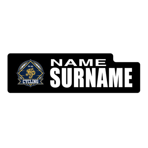 HP Scots Cycling 2025 ID Sticker Bikes & Gear