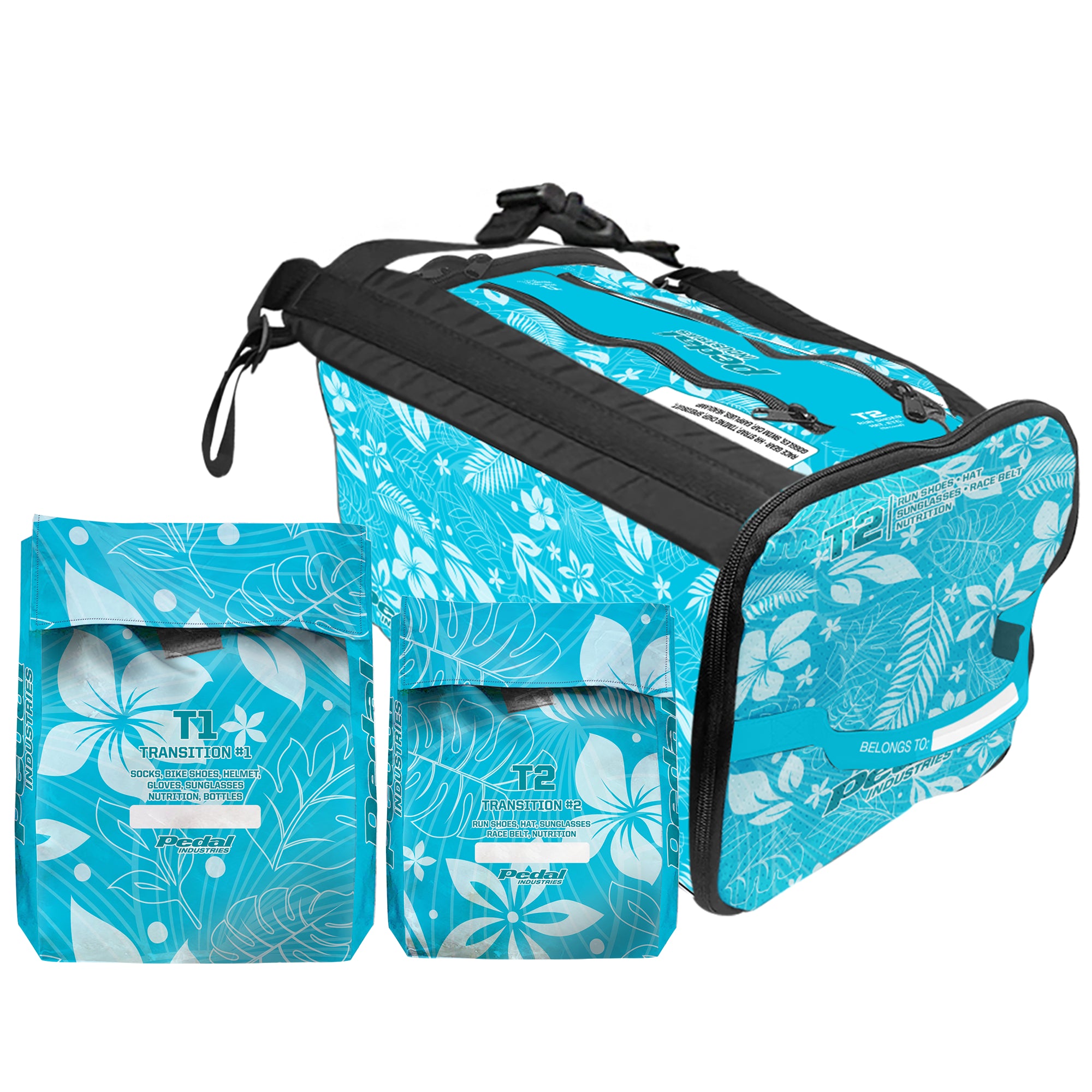 Hawaii Blue Aloha Pedal RaceDay TRIATHLON Gear Bag™ ISD