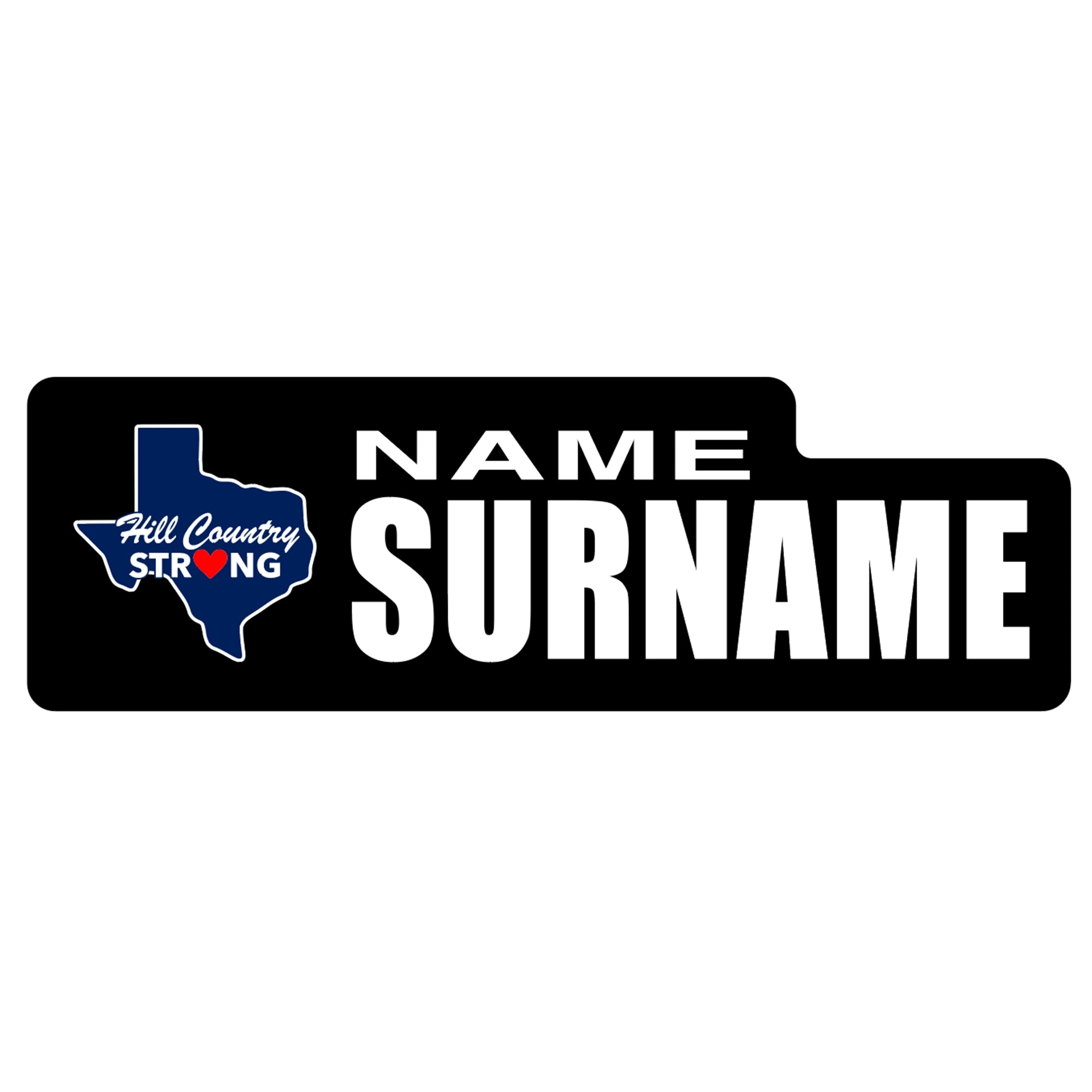 Hill Country Strong 2025 ID Sticker Bikes & Gear