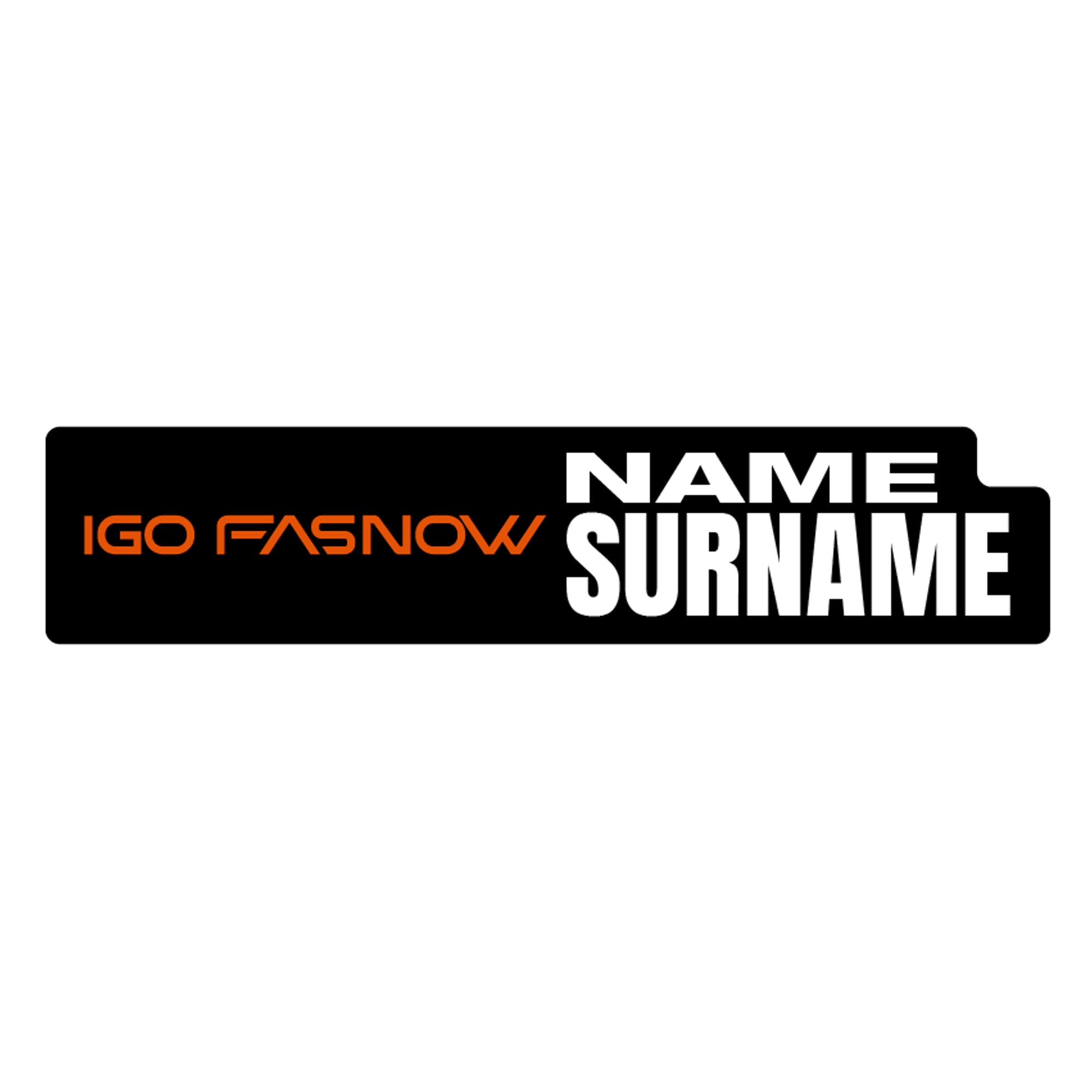 Igo Fasnow 2026 ID Sticker Bikes & Gear