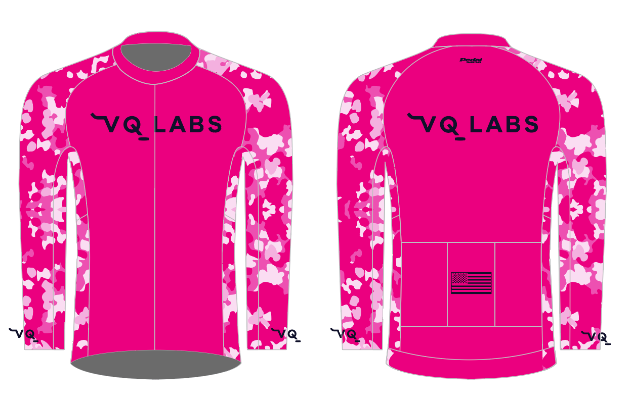 VISION QUEST 2024 LONG SLEEVE PRO JERSEY 2.0 ALL PINK