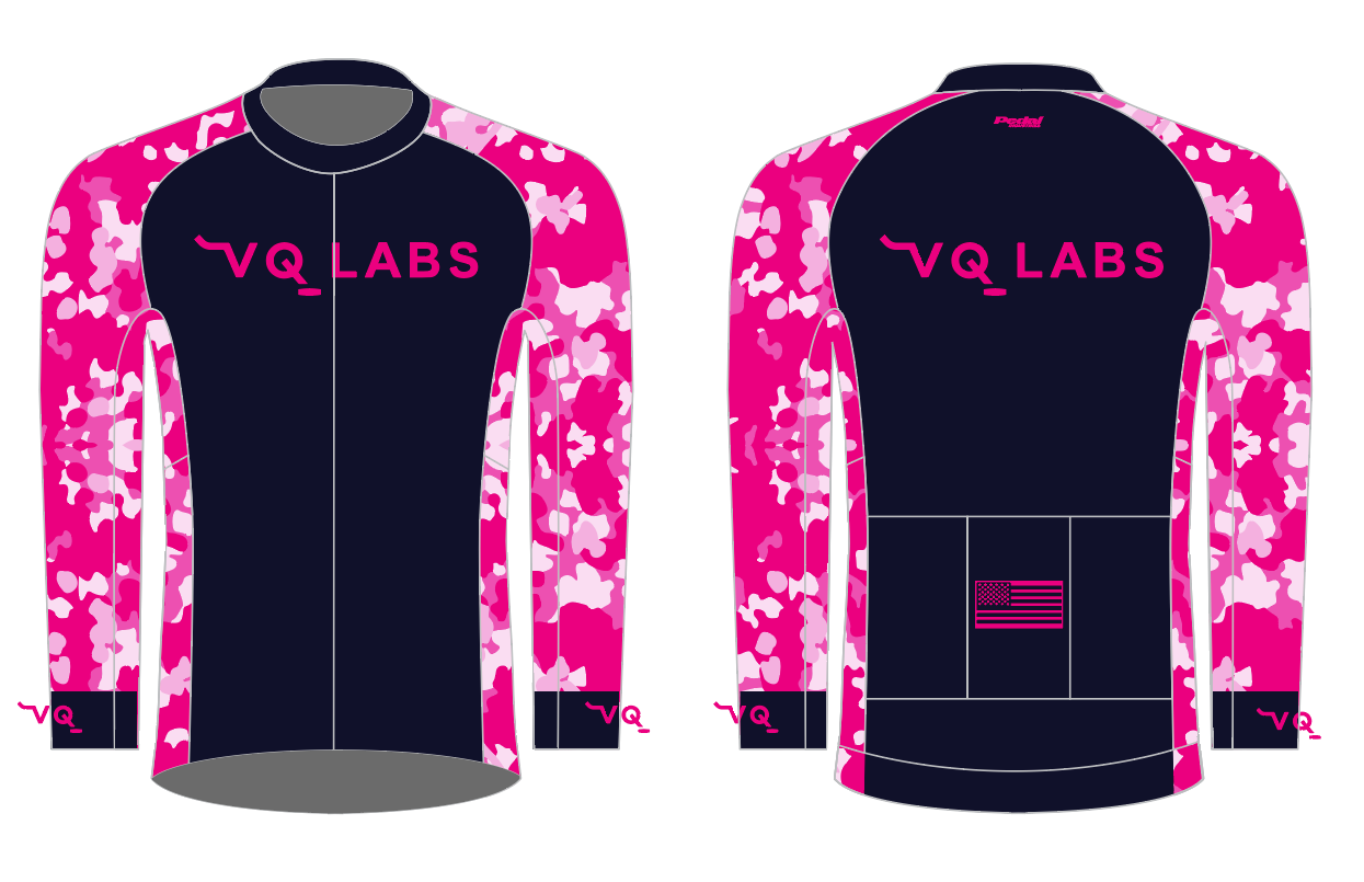 VISION QUEST 2024 LONG SLEEVE PRO JERSEY 2.0 PINK CAMO